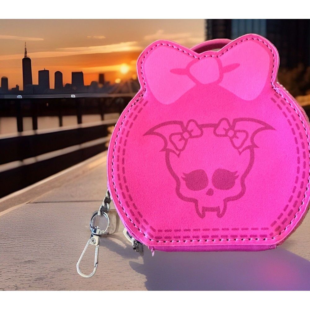 Monster High Draculaura Coin Purse Blind‎ Box Pink Skull New
